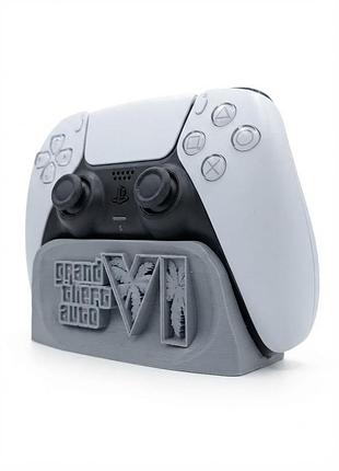 Подставка для контроллера ps5 dualsense в стиле gta vi сірий