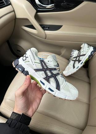 Бежеві кросівки унісекс asics gel kahana 8 beige termo winter х ассікс 45