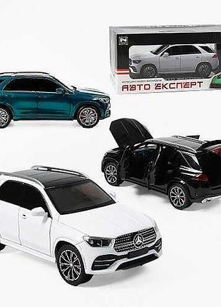 Дитяча модель машини g 9775-15 авто експерт 1:24 з інерційним механізмом, підсвічуванням та звуковими ефектами, металопластик