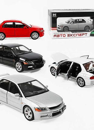 Детальна модель машинки g 6990-54 авто експерт із підсвічуванням і звуковими ефектами, масштаб 1:24, металопластик