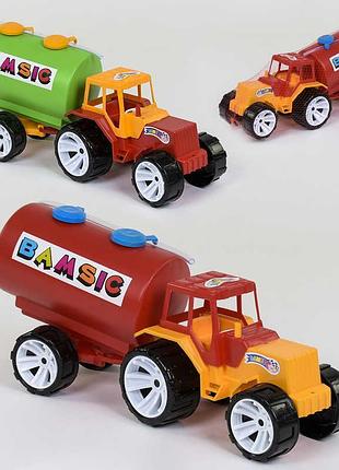 Игровой трактор с цистерной "bamsic"