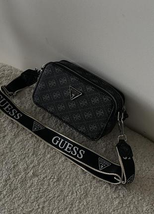Сумка женская guess 4g черный гесс кросс-боди через плечо