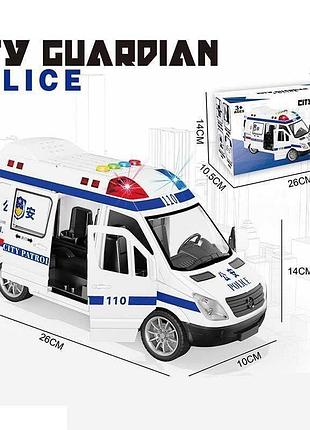 Поліцейський автомобіль іграшковий спецтехніка 139-2 з підсвічуванням та звуковими ефектами