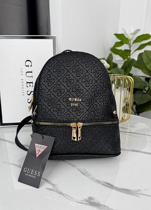 Рюкзак guess черный стеганный мини гесс рюкзак женский