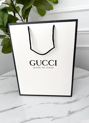 Фірмове паковання пакет gucci, паковання на подарунок. подарункова брендова упаковка гуччі