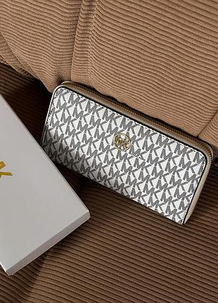 Кошелек michael kors, майкл корс женский большой белый