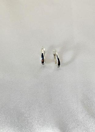 Серебряные серьги легкость dariy 220
