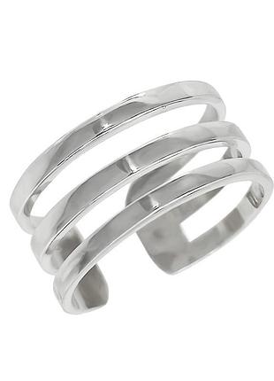 Срібне потрійне безрозмірне кільце minimal dariy 163к