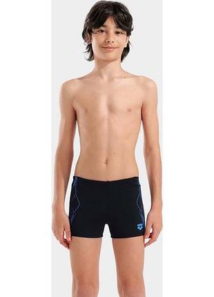 Плавки шорты для мальчиков arena graphic swim short черный, бирюзовый 128 см 011189-508 140 см