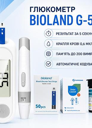 Измеритель уровня глюкозы в крови bioland g-520