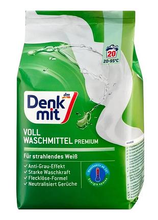 Пральний порошок denkmit для білої білизни, 1,35 кг, 20 прань