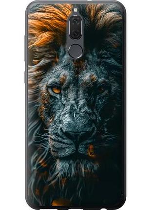 Чехол на huawei mate 10 lite лев в сумерках из пластика fch_0168141