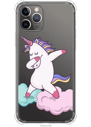 Чехол на iphone 11 pro единорог из силикона fch_0163554