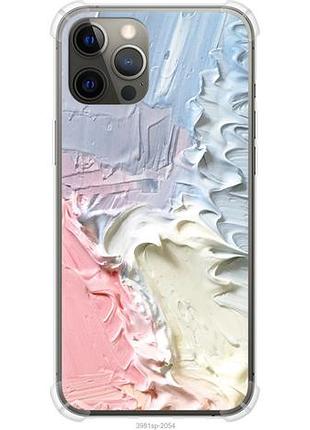 Чехол на iphone 12 pro max пастель из силикона fch_0166932