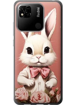 Чехол на xiaomi redmi 9c зайчик из силикона fch_0005578
