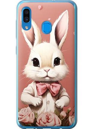 Чехол на samsung galaxy a30 2019 a305f зайчик из пластика fch_0005558