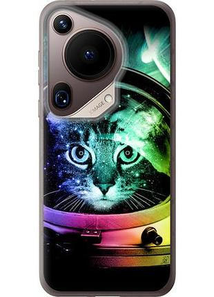 Чехол на huawei pura 70 ultra кот-астронавт из силикона fch_0168113