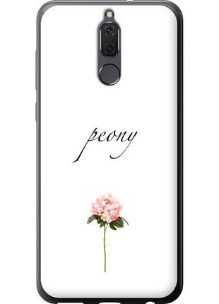 Чехол на huawei mate 10 lite пион из пластика fch_0167888