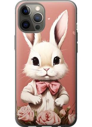 Чехол на iphone 12 pro max зайчик из пластика fch_0159414