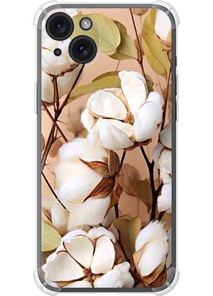 Чехол на iphone 15 plus хлопок из силикона fch_0157360