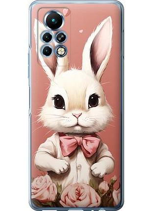Чехол на infinix note 11 pro зайчик из силикона fch_0159477