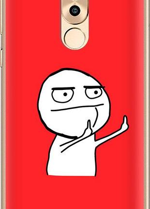 Чехол на huawei mate 9 lite мем из силикона fch_0168305