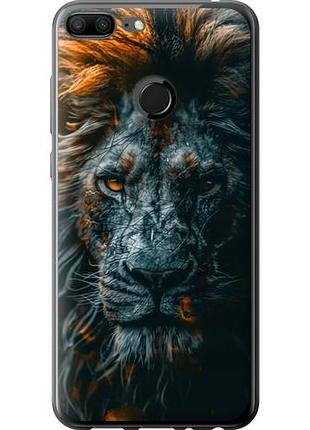 Чехол на huawei honor 9 lite лев в сумерках из пластика fch_0168133