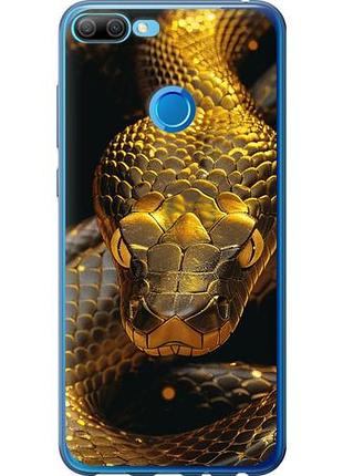 Чехол на huawei honor 9i golden snake из силикона fch_0167998