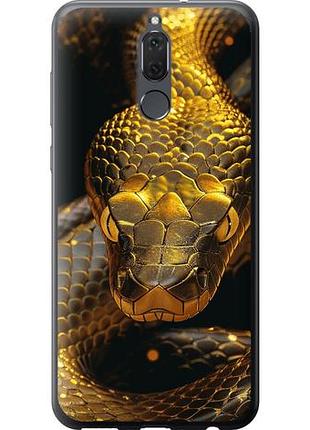 Чехол на huawei mate 10 lite golden snake из силикона fch_0168006