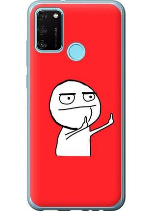 Чехол на huawei honor 9a мем из силикона fch_0168294