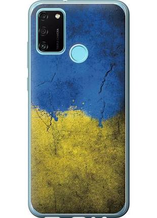 Чехол на huawei honor 9a флаг украины 2 из силикона fch_0167460