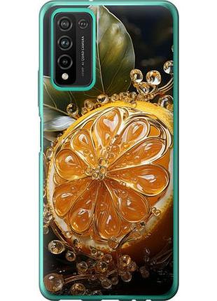 Чехол на huawei honor 10x lite лимон из силикона fch_0167599