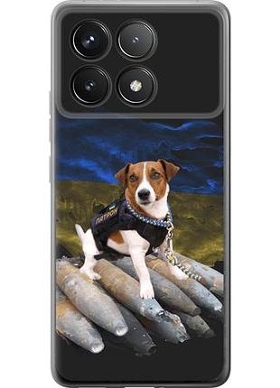 Чехол на xiaomi poco f6 pro патрон из силикона fch_0159898