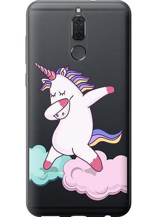 Чехол на huawei mate 10 lite единорог из пластика fch_0168157