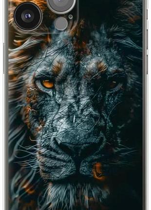 Чехол на iphone 13 pro max лев в сумерках из силикона fch_0162207