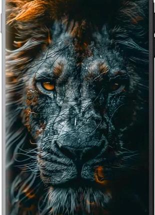 Чехол на iphone 8 plus лев в сумерках из силикона fch_0162186