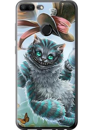 Чехол на huawei honor 9 lite чеширский кот 2 из пластика fch_0166999