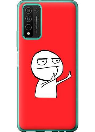Чехол на huawei honor 10x lite мем из силикона fch_0168299