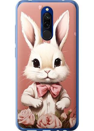 Чехол на xiaomi redmi 8 зайчик из силикона fch_0005562