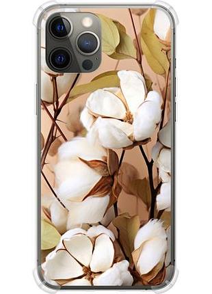 Чехол на iphone 12 pro max хлопок из силикона fch_0157369