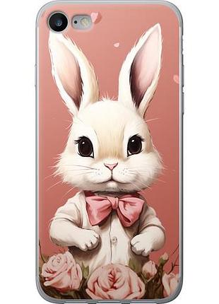 Чехол на iphone 7 зайчик из пластика fch_0159415