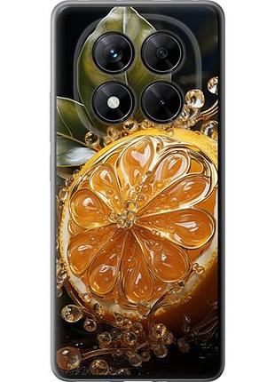 Чехол на xiaomi redmi note 14 pro 5g лимон из силикона fch_0167641