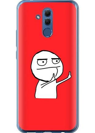 Чехол на huawei mate 20 lite мем из силикона fch_0168301