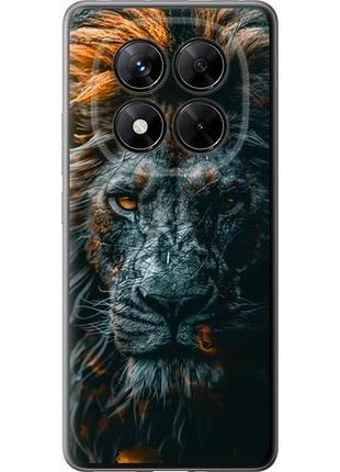 Чехол на xiaomi redmi note 14 pro 5g лев в сумерках из силикона fch_0162234