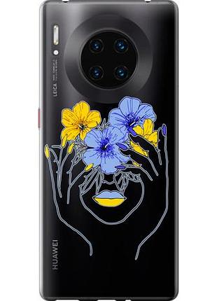 Чехол на huawei mate 30 pro девушка из силикона fch_0167851