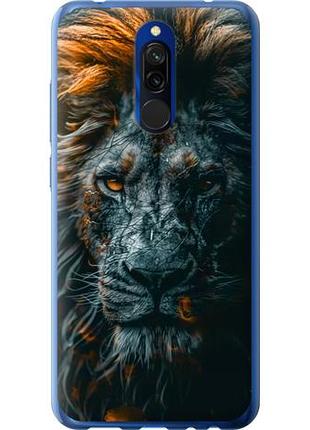 Чехол на xiaomi redmi 8 лев в сумерках из силикона fch_0141199