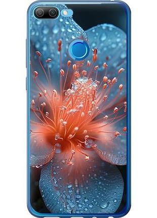 Чехол на huawei honor 9i роса на цветке из силикона fch_0166819