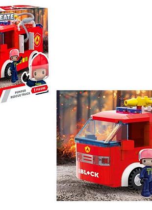 Конструктор iblock junior kh43/001/3 fire 130дет., короб. р.24x16x6 см kids hits