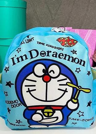 Детский рюкзак «doraemon», компактный, с 2 боковыми карманами