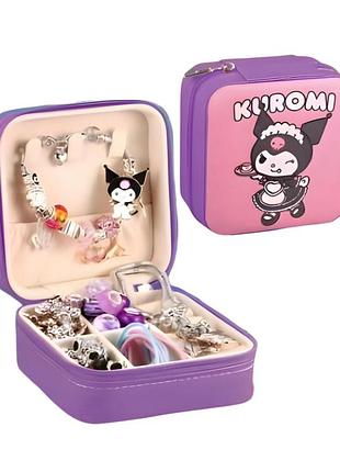 Набір для плетіння браслетів pandora kuromi 733